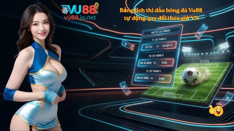 Bảng lịch thi đấu bóng đá Vu88 tự động quy đổi theo giờ VN Bảng lịch thi đấu bóng đá Vu88 tự động quy đổi theo giờ VN
