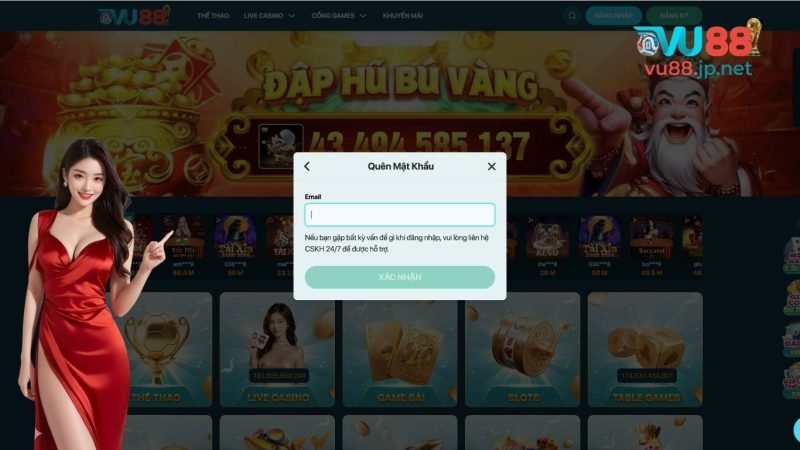 Quên Mật Khẩu Vu88 - Cách Lấy Lại Mật Khẩu Vu88 Nhanh Chóng